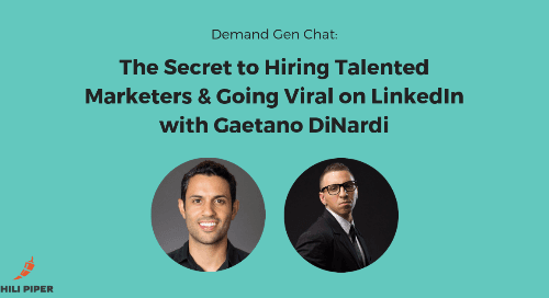 The Secret to Hiring Talented Marketers and Going Viral on LinkedIn - Chili Piper