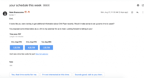 We Tested Suggested Times vs. Link to Calendar in Emails: Here’s What Happened